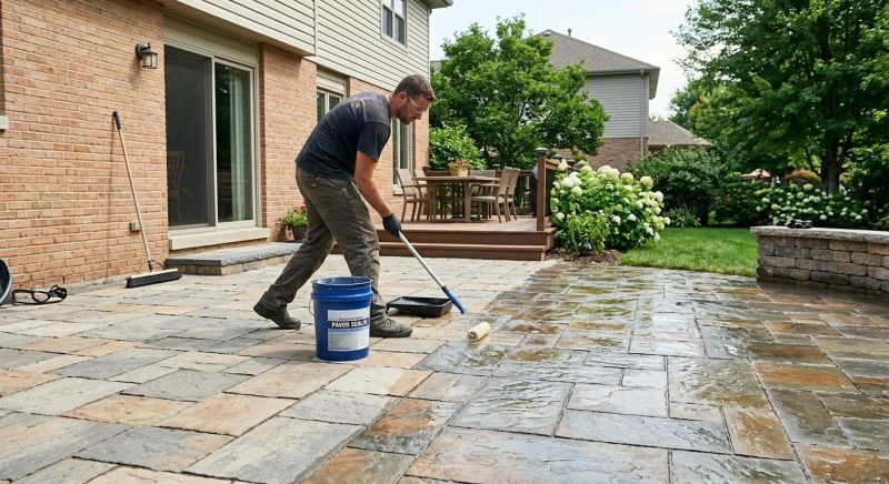 Courtyard Sealing in Bellevue, WA
