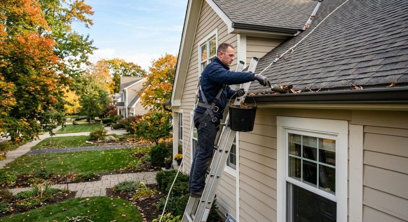 Garage Gutter Cleaning in Long Island, NY